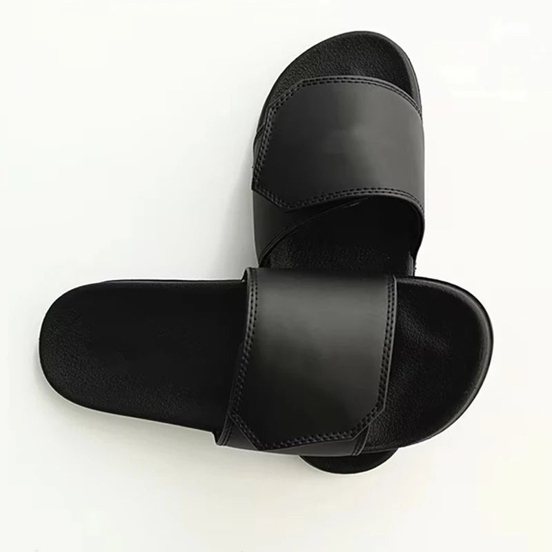 New Couple Women Family Beach Plain Custom Slide Put My logo on Mens Slipper Unisex Personalized Pool Sandals Pvc with logo