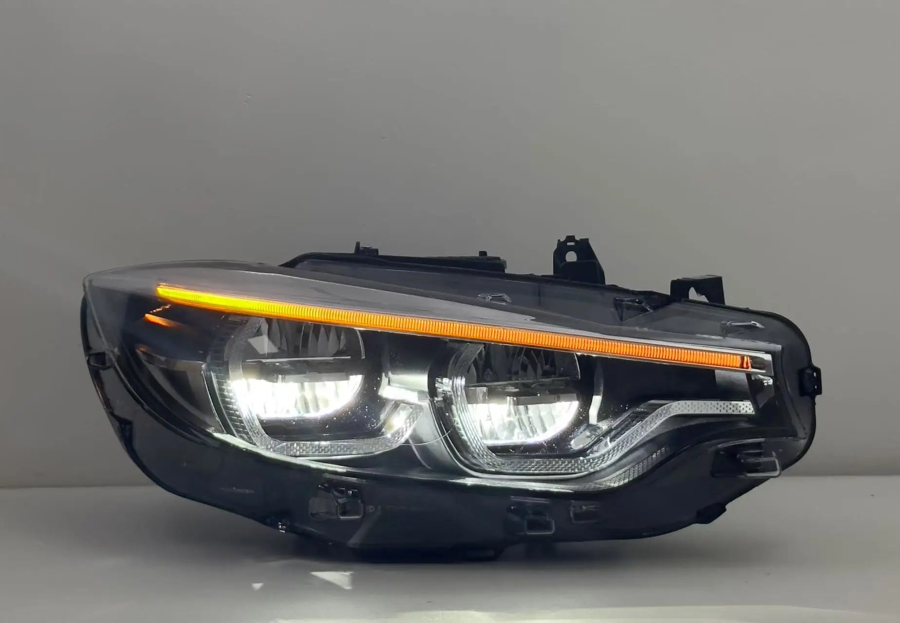 Yellow White DRL Ikon Style LED Headlight for BMX F32 F33 F36 F80 F82 M3 M4 Lci Front Lights High Low Fog Turn Signal Lamp
