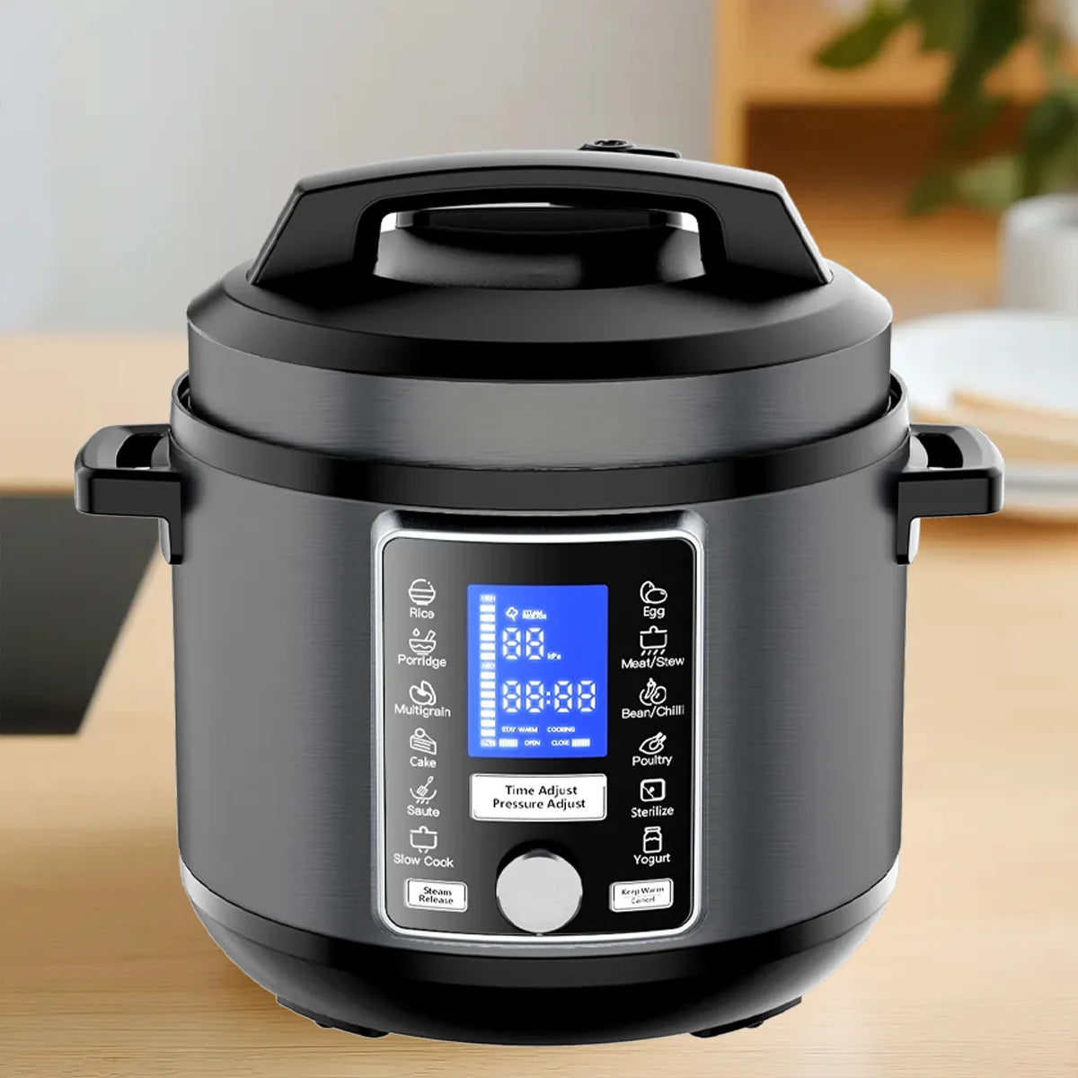 Kitchen Appliances Aluminium Electric Pressure Cooker Smart Overheat Protection Rice Cooker Instant Heat CookingPot Home Hotel