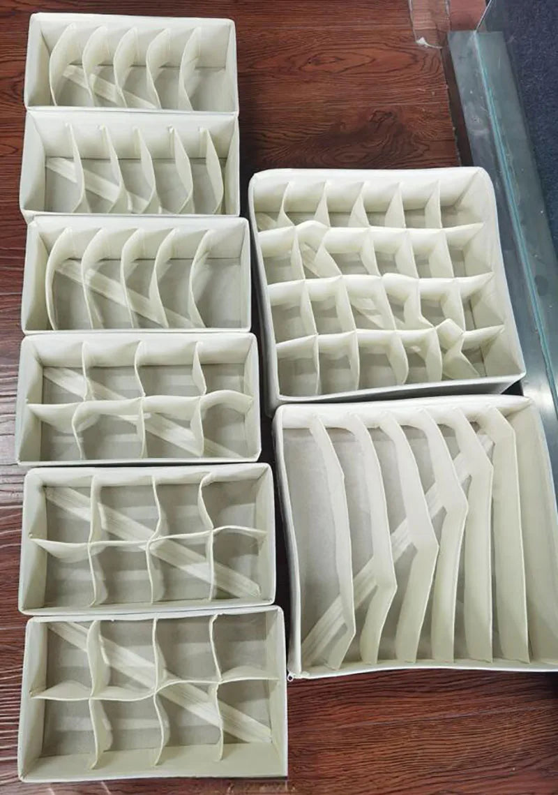 IN STOCK 8PACK Cabinet Organizer Clothes Foldable Dresser Storage Basket Organizers and Storage Bins for Storing Underwear,Bra,