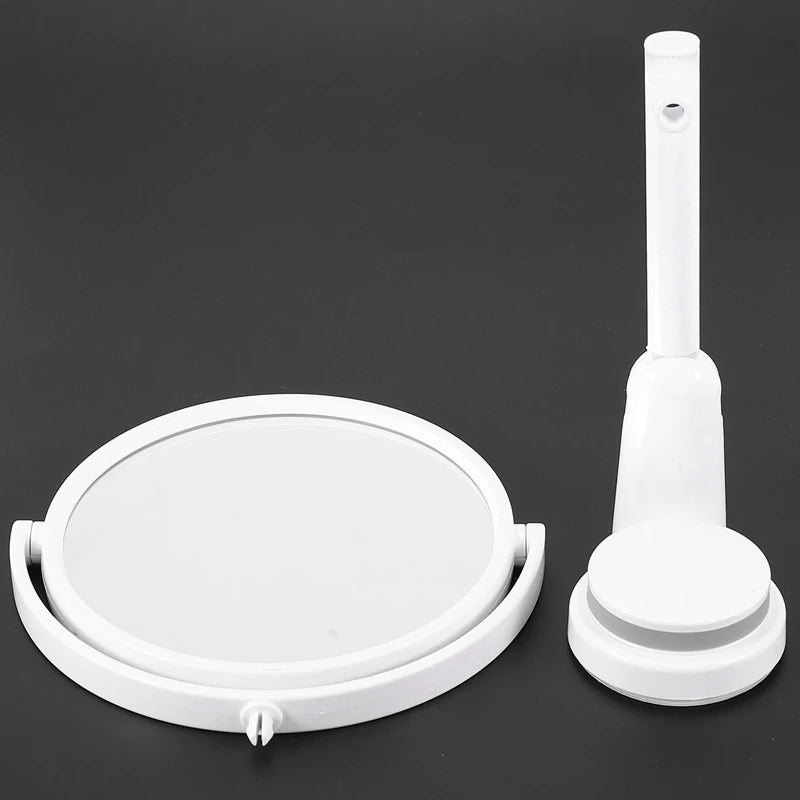 HD Plane Mirror Magnified Makeup Shaving Vanity Mirror Bathroom Wall Mounted 360 Degree Rotating Mirror  Mirror Wall  Mirrors