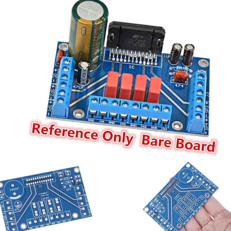 1PCS 12V New DC Power Amplifiers TDA7388 Four Channel 4x41W Audio BTL PC Car AMP PCB