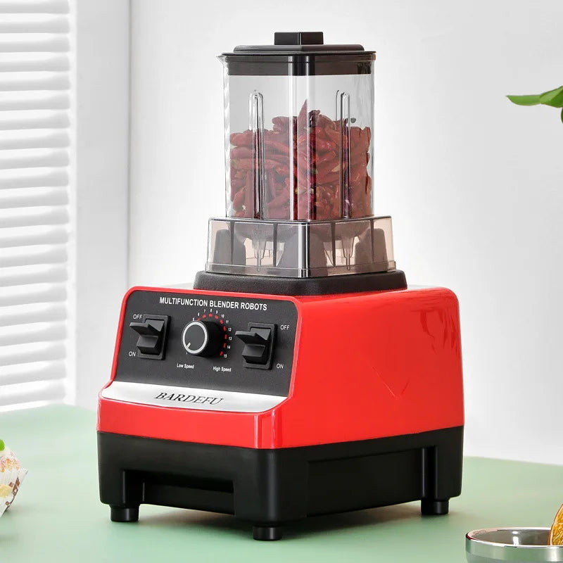 Stock 9500W 2025 Kitchen Commercial Blender 3-in-1 Professional Heavy Duty 2.5L 1.5L 0.5L Stainless Electric Plastic Hotels