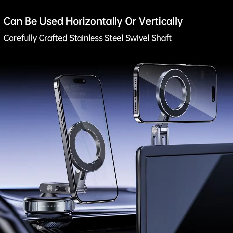 2025 Trending Magnetic Alloy Car Dashboard Phone Holders Mobile Phone Mount Holder for iPhone & for Huawei