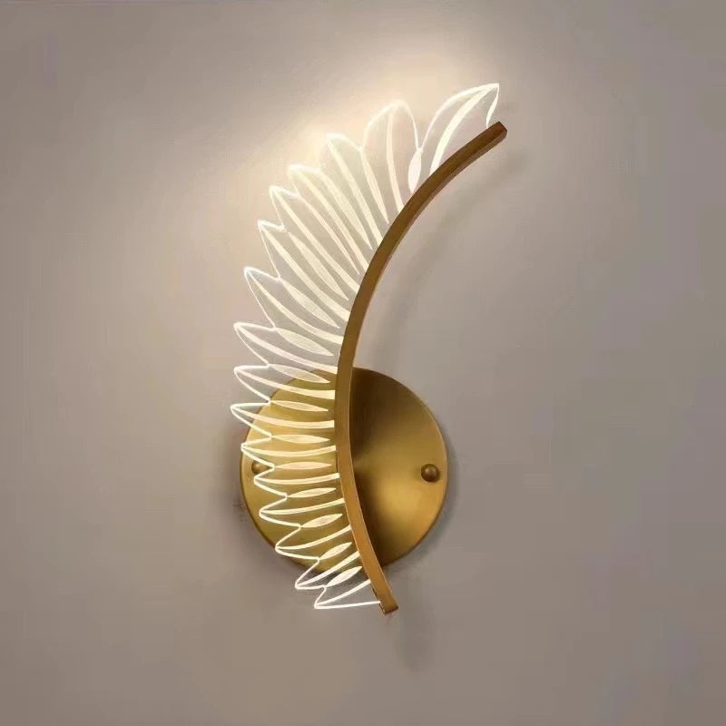 Minimalist Modern Bedside Lamp Creative Bedroom Living Room Nordic Led Ultra Bright Aisle Background Wall Light