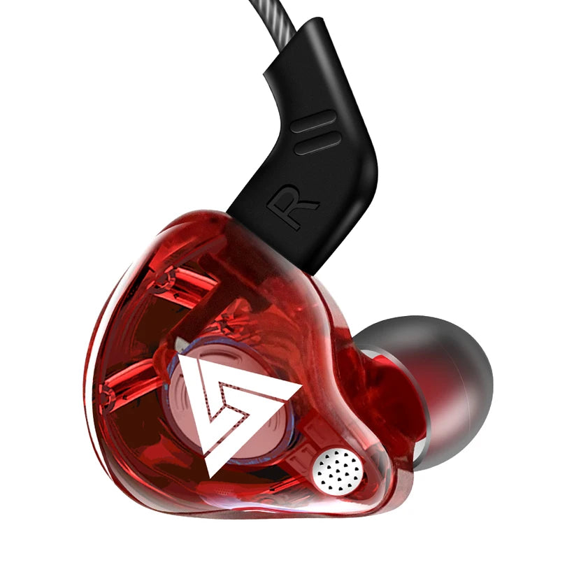 Original QKZ AK6 Copper Driver HiFi Wired Earphones Sport Running Headphones Bass Stereo Headset Music Earbuds
