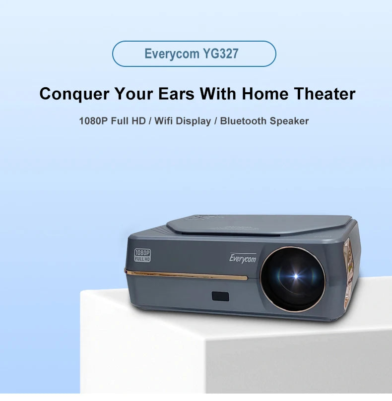 Everycom YG627 Best Projector Price Full HD 450 Ansi Lumen Video Movie Android 9 1080p Led Smart Projectors