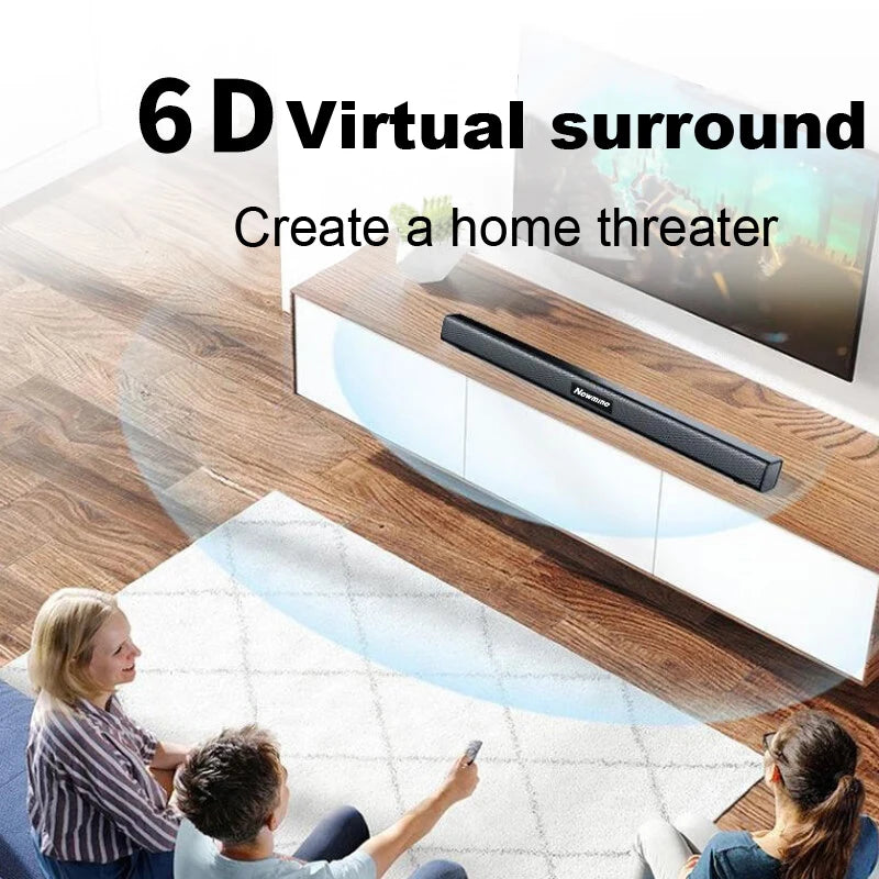 2.0 Ch Home Theater System with High Quality Audio 2.0 Ch Stereo Soundbar for TV