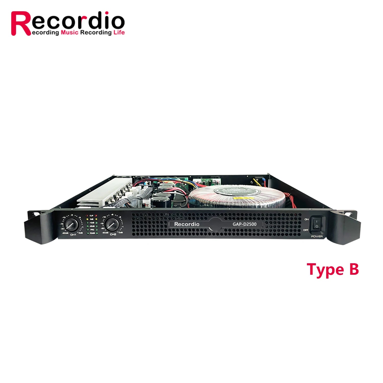 GAP-D2500 Latest Professional Active Amplifier 550W 2-Channels High Power 112dB SNR 30k Input Impedance Amazing Sound Karaoke