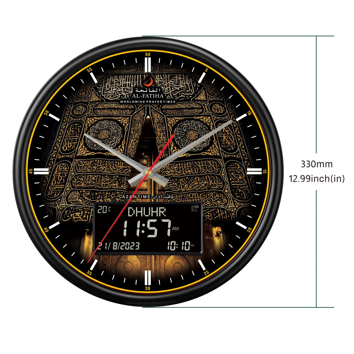 Digital Time Clock Mosque Prayer Wall Desktop Big Azan Ramadan Gifts Azan Clock