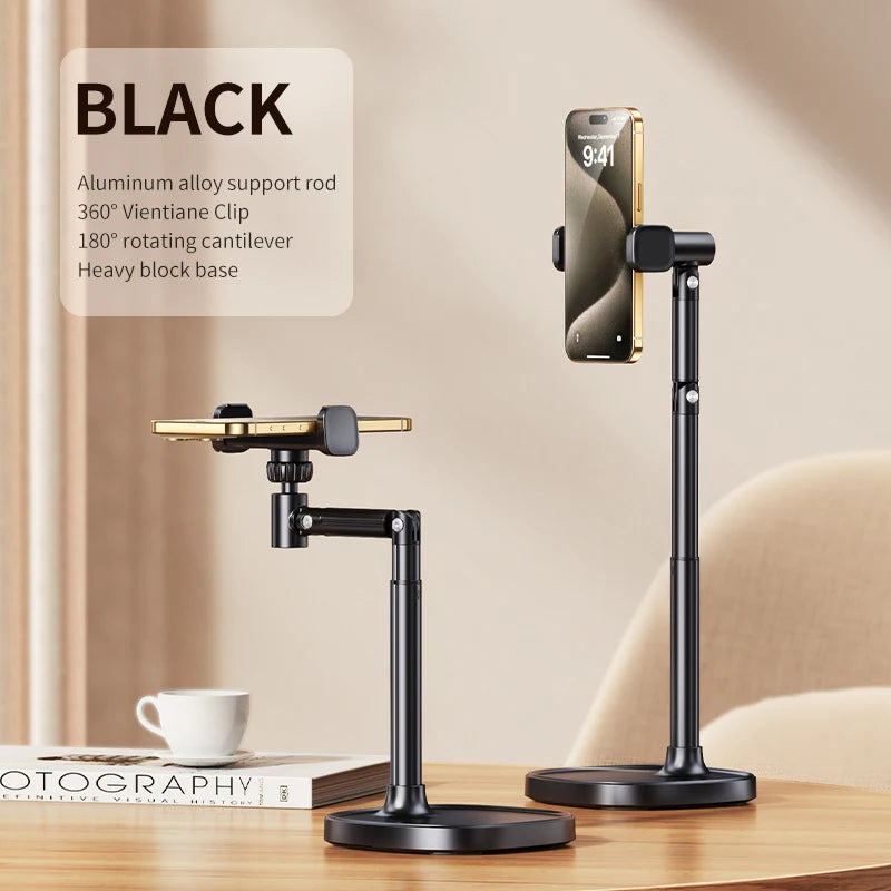 FEIXIANG X66F Ergonomic Flexible Adjustable Height Desktop Holder Aluminium Alloy Pole & Anti-Slip Base 628g for All Devices