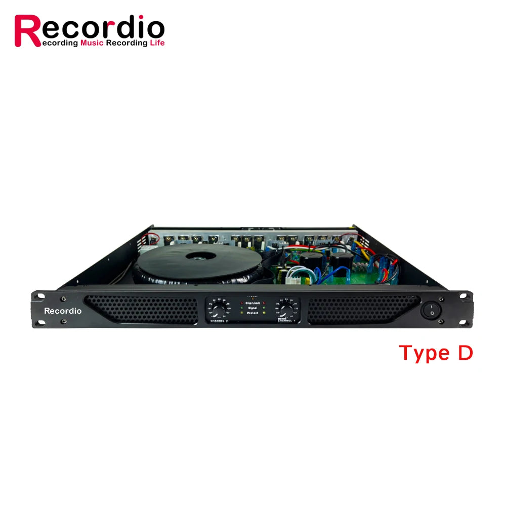 GAP-D2500 Latest Professional Active Amplifier 550W 2-Channels High Power 112dB SNR 30k Input Impedance Amazing Sound Karaoke