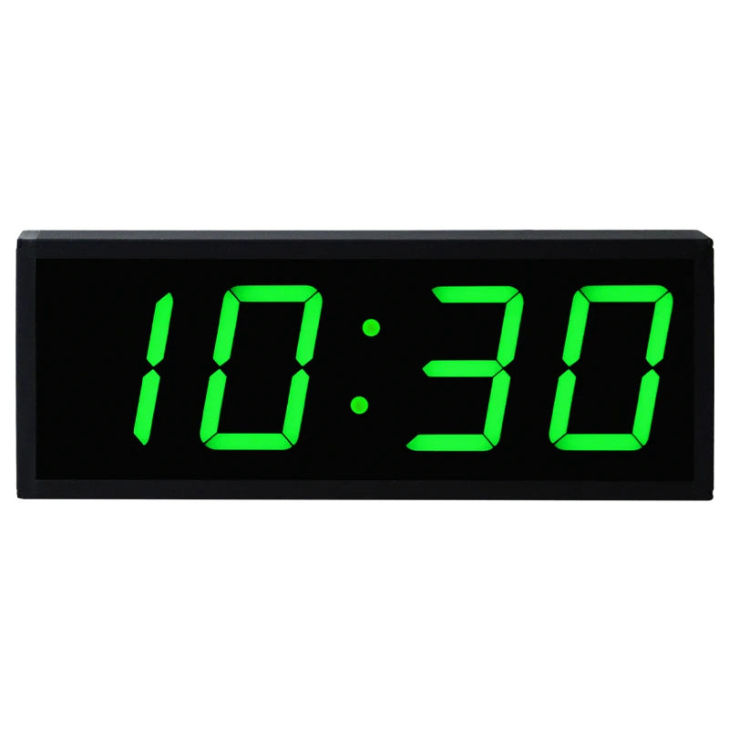 CHEETIE CP18 LED Digital Clock 12V Blue Green Yellow White Amber 4-Digit 7-Segment Display Countdown Stopwatch Projection IR