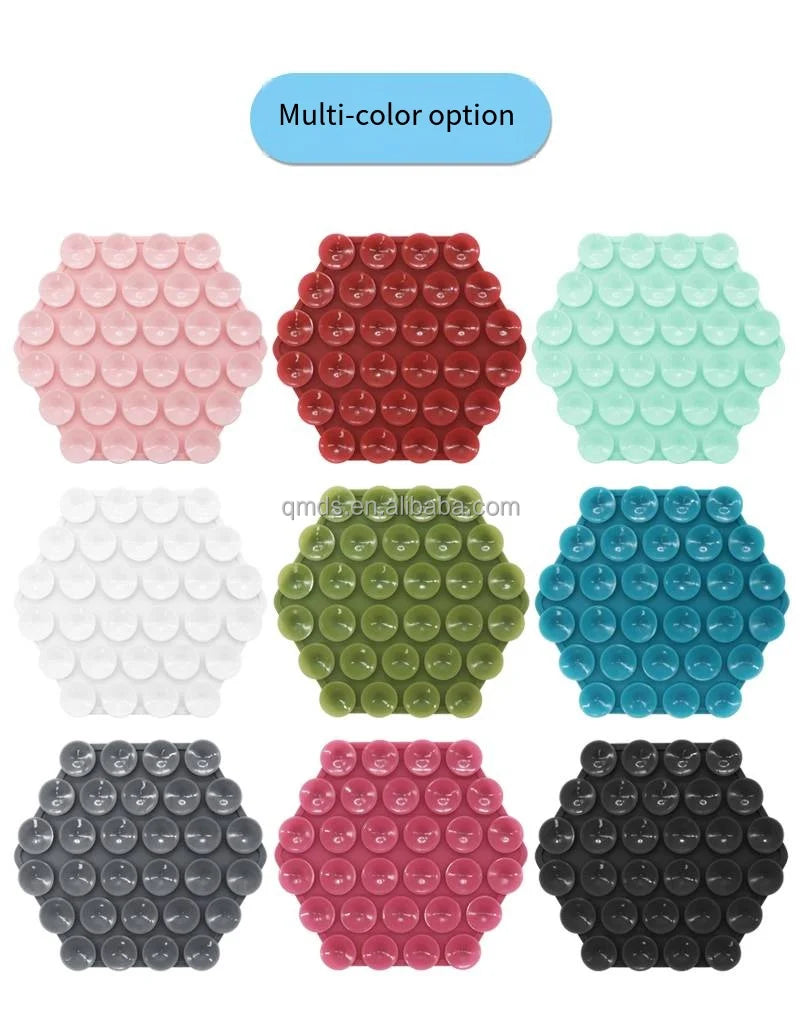 2024 Best-selling  Round Silicone Suction Cup Double-sided Silicone Suction Cup Suitable for Mobile Phone Fixing Devices