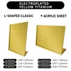 Practical Metal Desktop Menu Display Poster Board Business Card Stand for Store Office Table Decoration Accessory