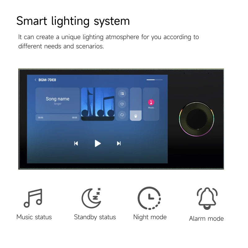 Smart Home Devices Tuya Wireless/Wired Dimmer Switch 2 Sets Light Control Scene Switches Android Home Automation Control Panel