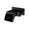Intelligent Digital Display Concealed Bathroom Faucet Brass Wall-Mounted Folding Waterfall Hot Cold Basin Faucet Thermostatic