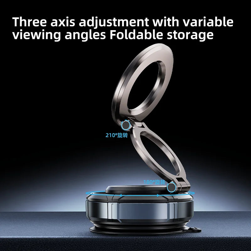 Portable Foldable Device Vacuum Magnetic Suction 360° Adjustable Car Phone Holder for Iphone 16 Pro Max  Trending Products 2025