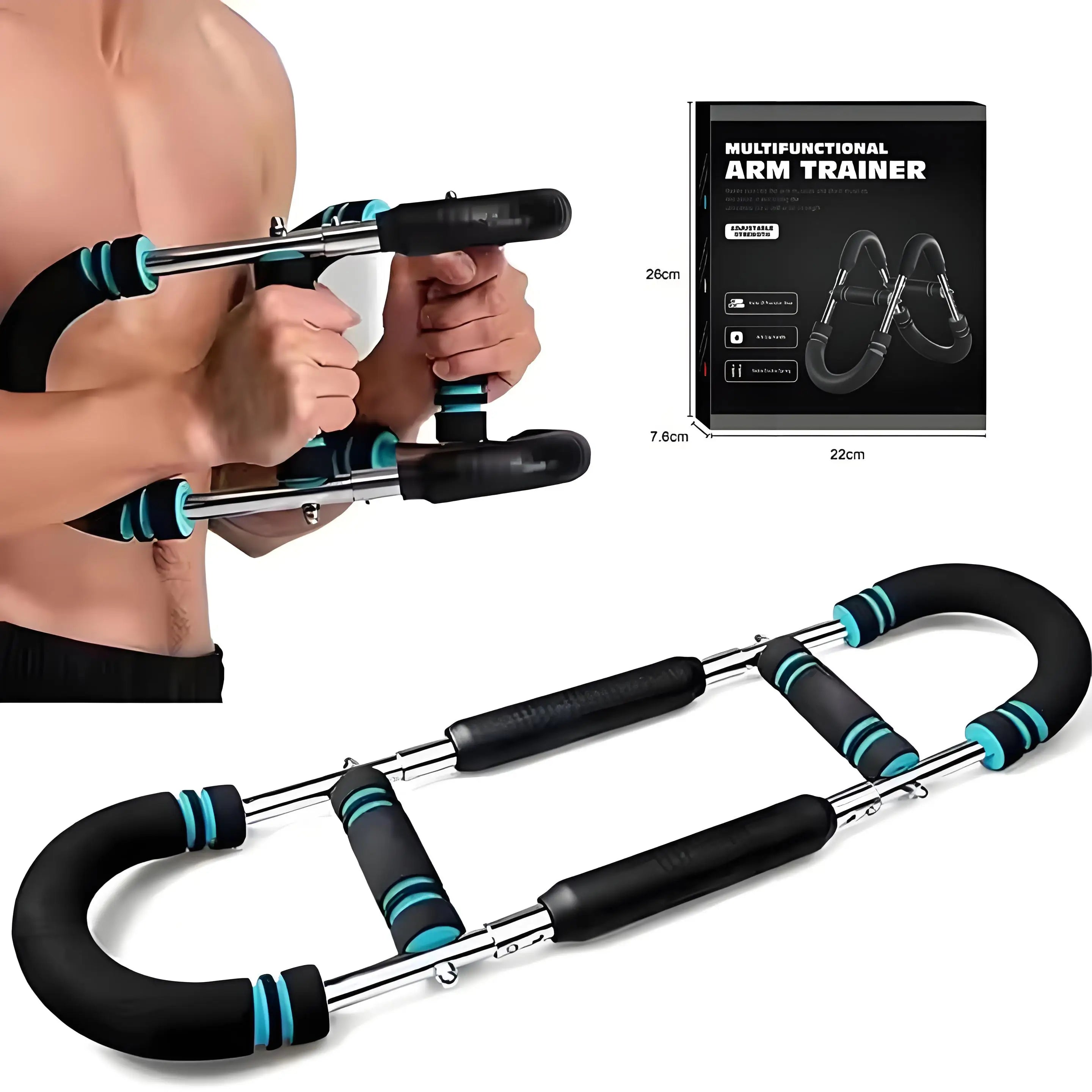 Fitness Body Building Twister Arm Trainer Resistance Fitness Bands Home Gyms Equipment Pull - up Assist Band Products Supplier