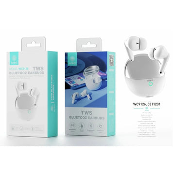 White TWS Bluetooth Wireless Headphones - Audio Accessories