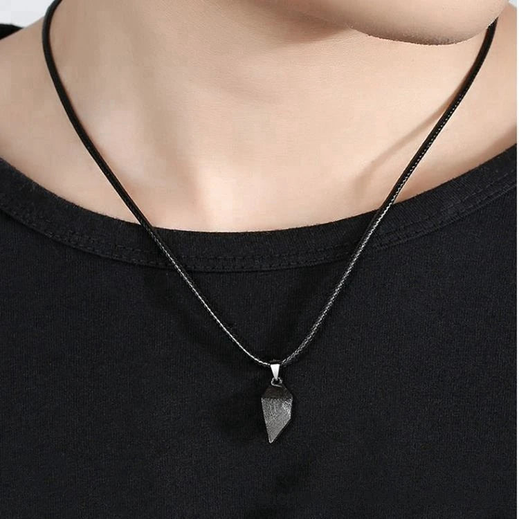 Creative Magnet Couples Necklace for Women Men Two Souls One Heart Pendant Choker for  Wishing You Me Boyfriend Girlfriend