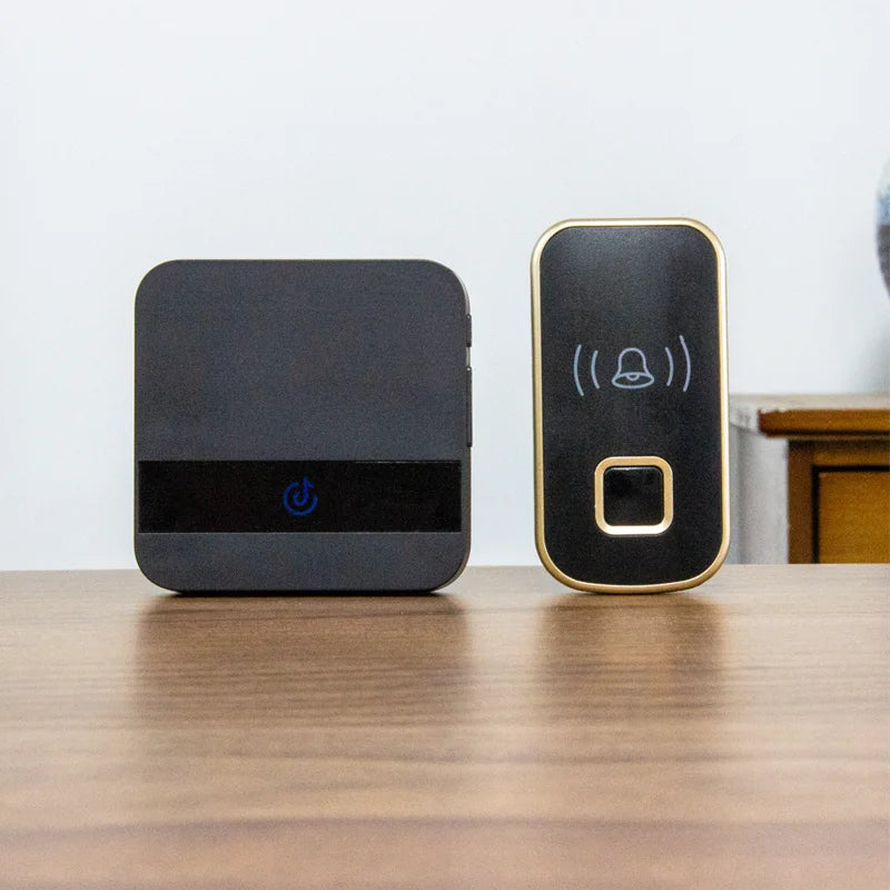 300M Long Range Wireless Doorbell 16 Melodies Loud Alarm IP44 Waterproof for Home School Outdoor Hotel Remote Control Included