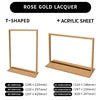 Practical Metal Desktop Menu Display Poster Board Business Card Stand for Store Office Table Decoration Accessory