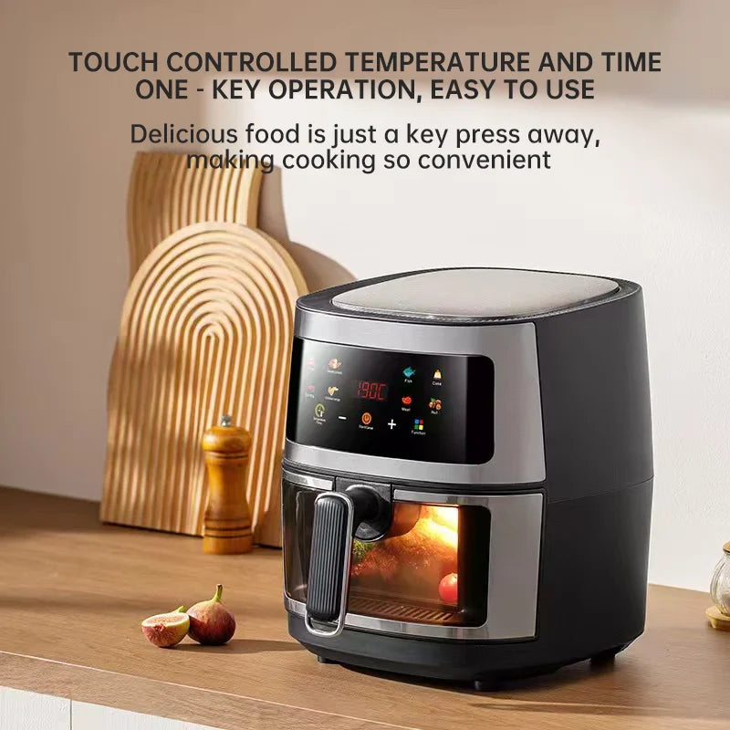ISolfan China Multifunctional Smart New 6L Electric Digital Oven Cooker Hot Steam Stainless Steel  AIr Fryers Machine for Sale