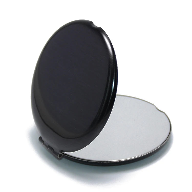 Mini Stainless Steel Desktop Mirror Silver Metal Pocket Lady Mirror Women Gifts Wholesale Small Round Metal Silver Mirror