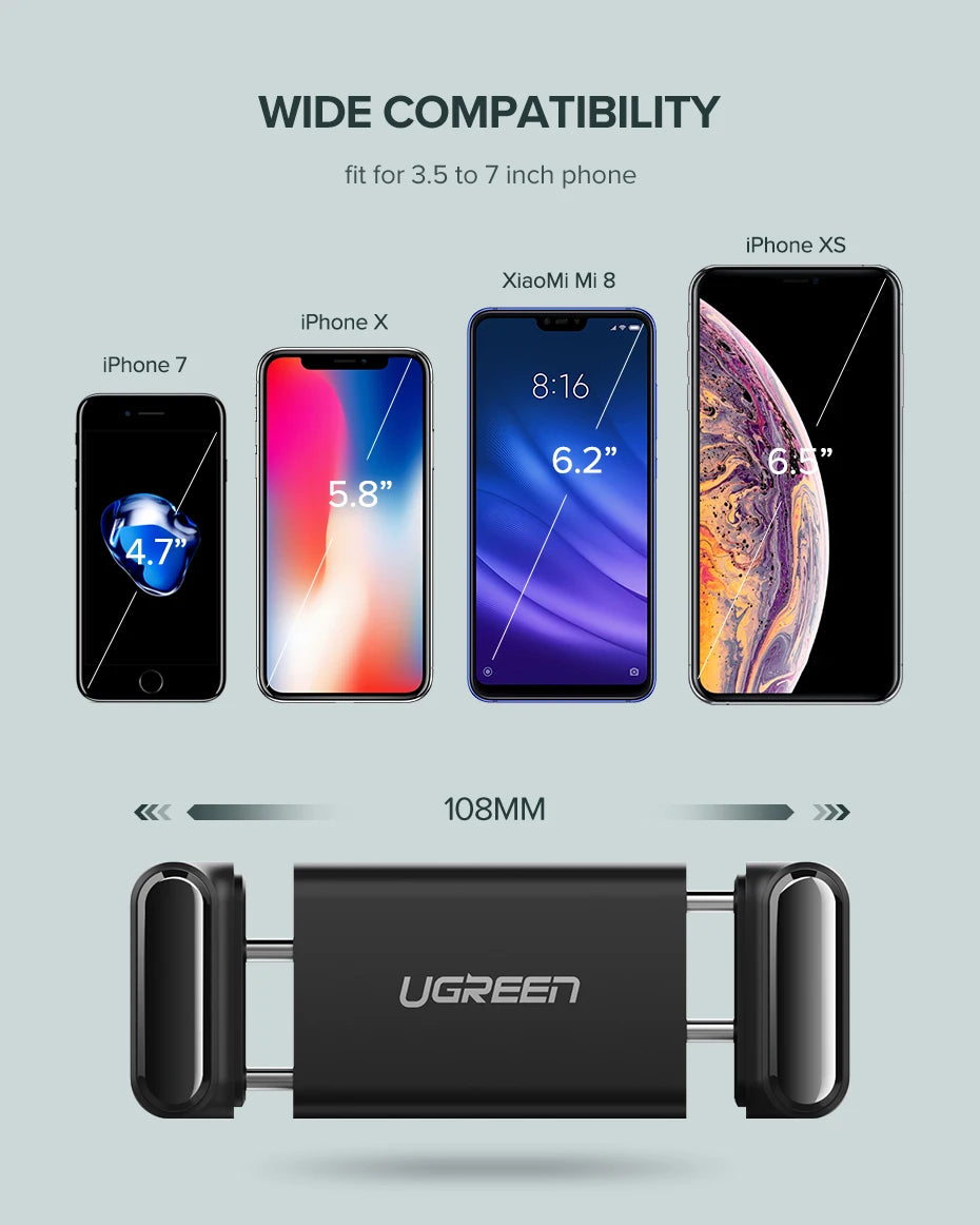 2025 Drop Shipping Factory Cheap Air Vent Clip Mount Car Mobile Phone Holder Holders 360 Degree Cell Stand Support for Car Auto