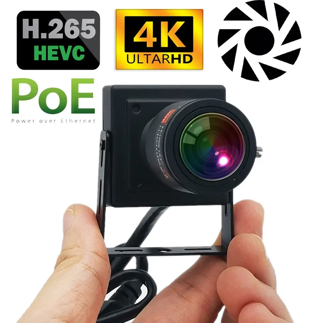 H.265 POE HD 8MP 5MP 2.8-12mm Manual Zoom Indoor IP Camera 2160P 4K Mini Security on VIF P2P CCTV Cam Video Surveillance System