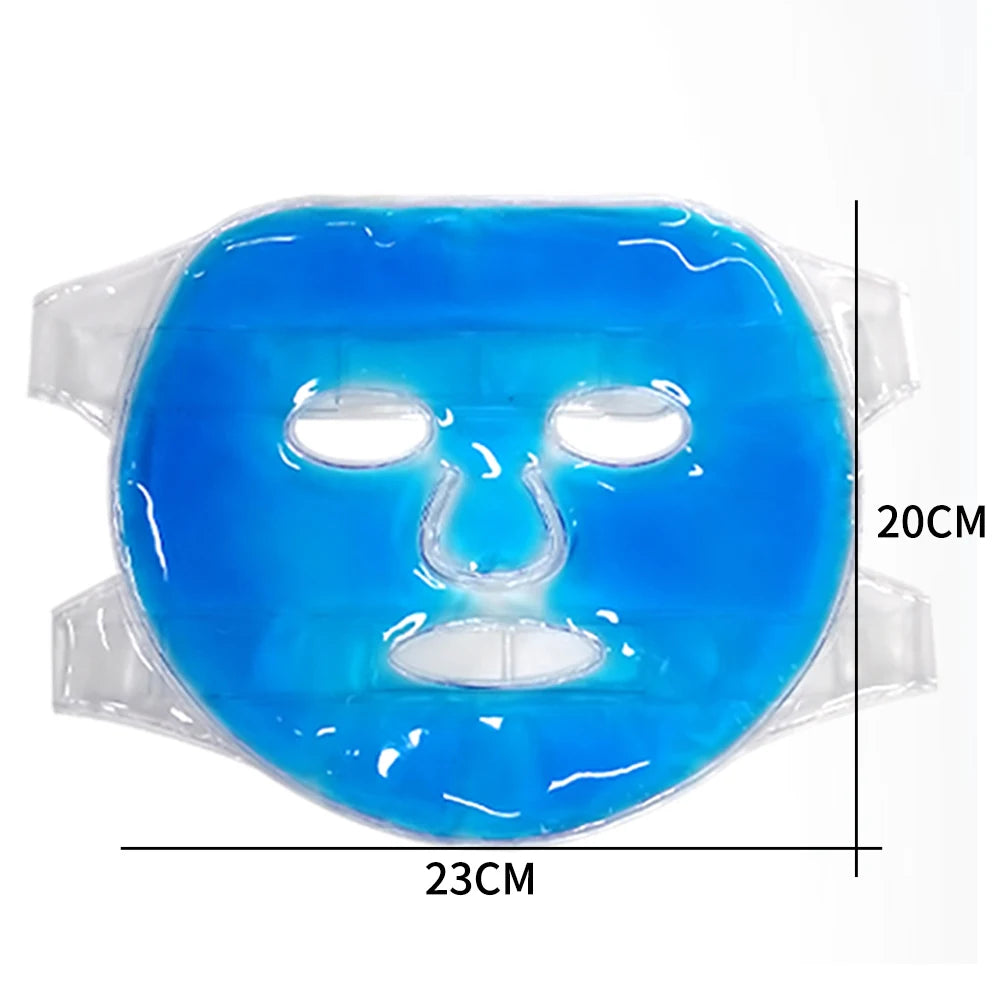 Multi-Function Personal Home Use  Facial SPA Tool Hot Cold Therapy Gel Face Mask for Migraine Stress Relief