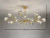 Modern Style Crystal Lamp Shade G9 Led Ceiling Lamp Golden Luxury Dinning Room Bedroom Pendant Light Hotel Restaurant Chandelier