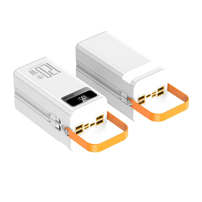 KP302 Fast Charging Power Banks 60000mAh Capacity Outdoor Power Bank with LED Light Portable Phone Charging Power Bank for Phone