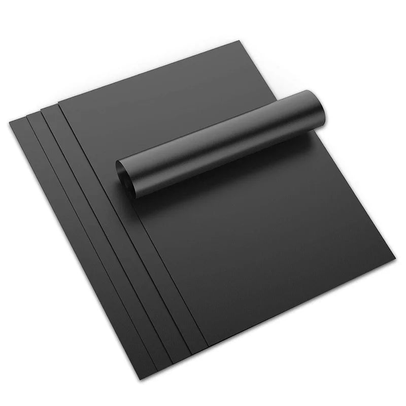 Non-sticky Heat Resistant 40x30cm 15.75x13Inch Korean Charcoal PTFE BBQ Carpet Cutting Grill Mat for Shelf