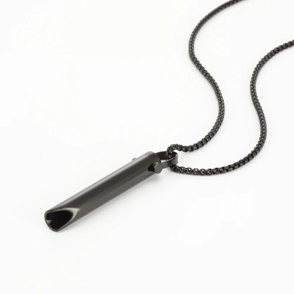 Anti-Anxiety Jewelry Breathing Necklace for Breathwork Anxiety Breathing Tool Stress Relief Anxiety Necklace for Women Men Baby