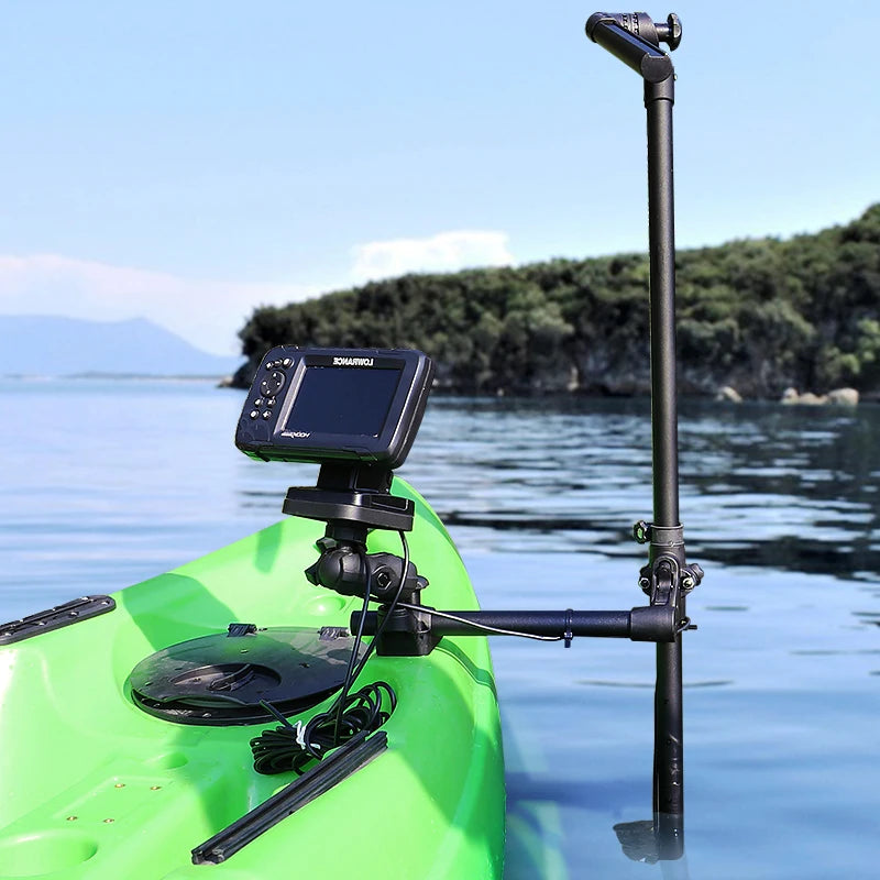 Transducer, Pole Mount Fish Finder Mount for Lowrance,Garmin,Humminbird