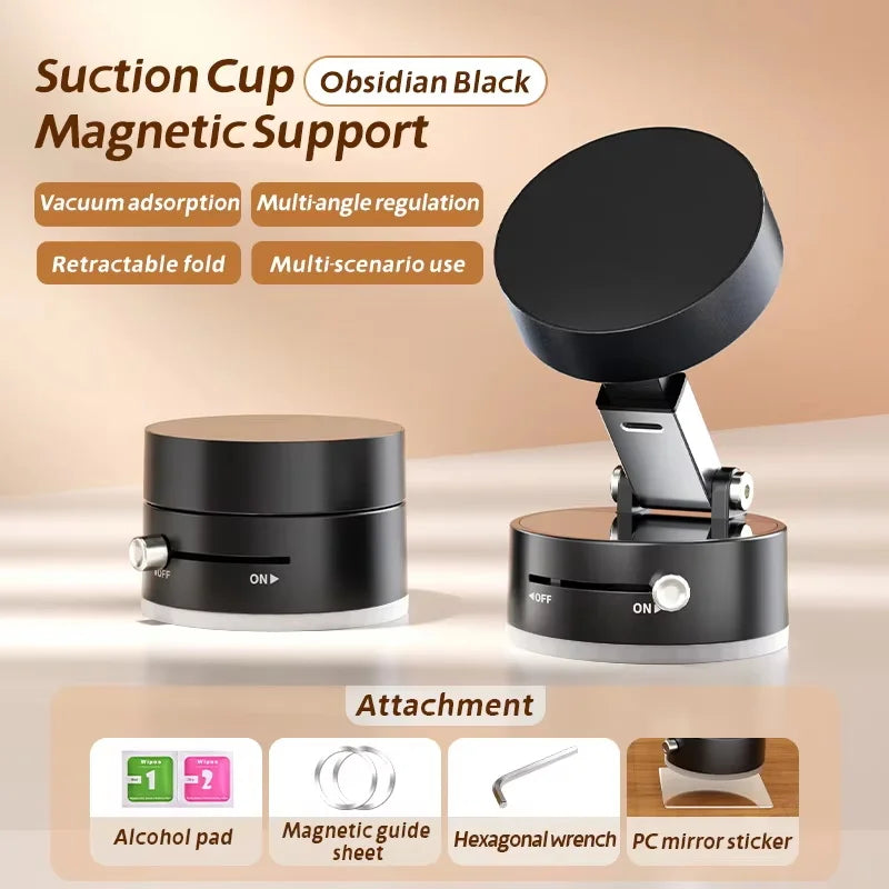 High Strength Magnetic Vacuum Suction Adjustable Car Office Mounting Bracket for Multiple Devices Mobile Phone Desk Holder A2