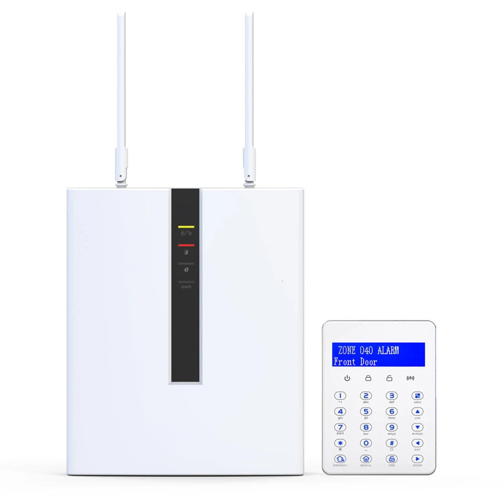 FC-7668Pro LTE+4G+PSTN With Wired Keypad Kit Anti Theft Intrusion 16 Wired Alarm Zones RS485 Security and Safe Alarm System