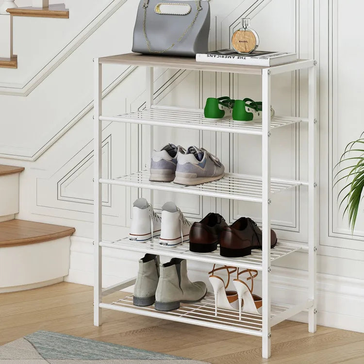 High Quality Modern Metal Shoe Rack Storage Organizer 2/3/4 Layers Easy to Assemble