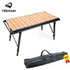 Portable Height Adjustable Folding Camping Table Picnic Barbecue IGT Table for Camping Car Travel