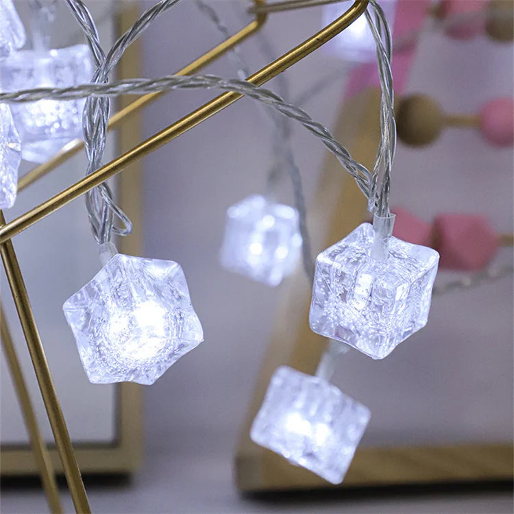 LED Solar Energy Lamp String Outdoor Little Ball Tent Camping Party Decorative Lights USB Powered Waterproof Warm Light