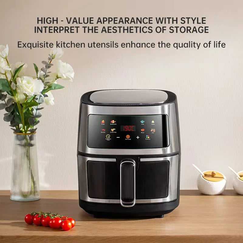 ISolfan China Multifunctional Smart New 6L Electric Digital Oven Cooker Hot Steam Stainless Steel  AIr Fryers Machine for Sale