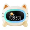 Rechargeable Smart Alarms Lcd Child Clock LED Night Wake-up Lights Usb and Lamps Rabbit Wholesales Table Clocks for Children