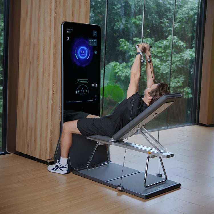 AEKE Corporate Commercial Use Smart Home Gym Multi-Station Cable Crossover Exercise Set with Aluminum Alloy for Body Building