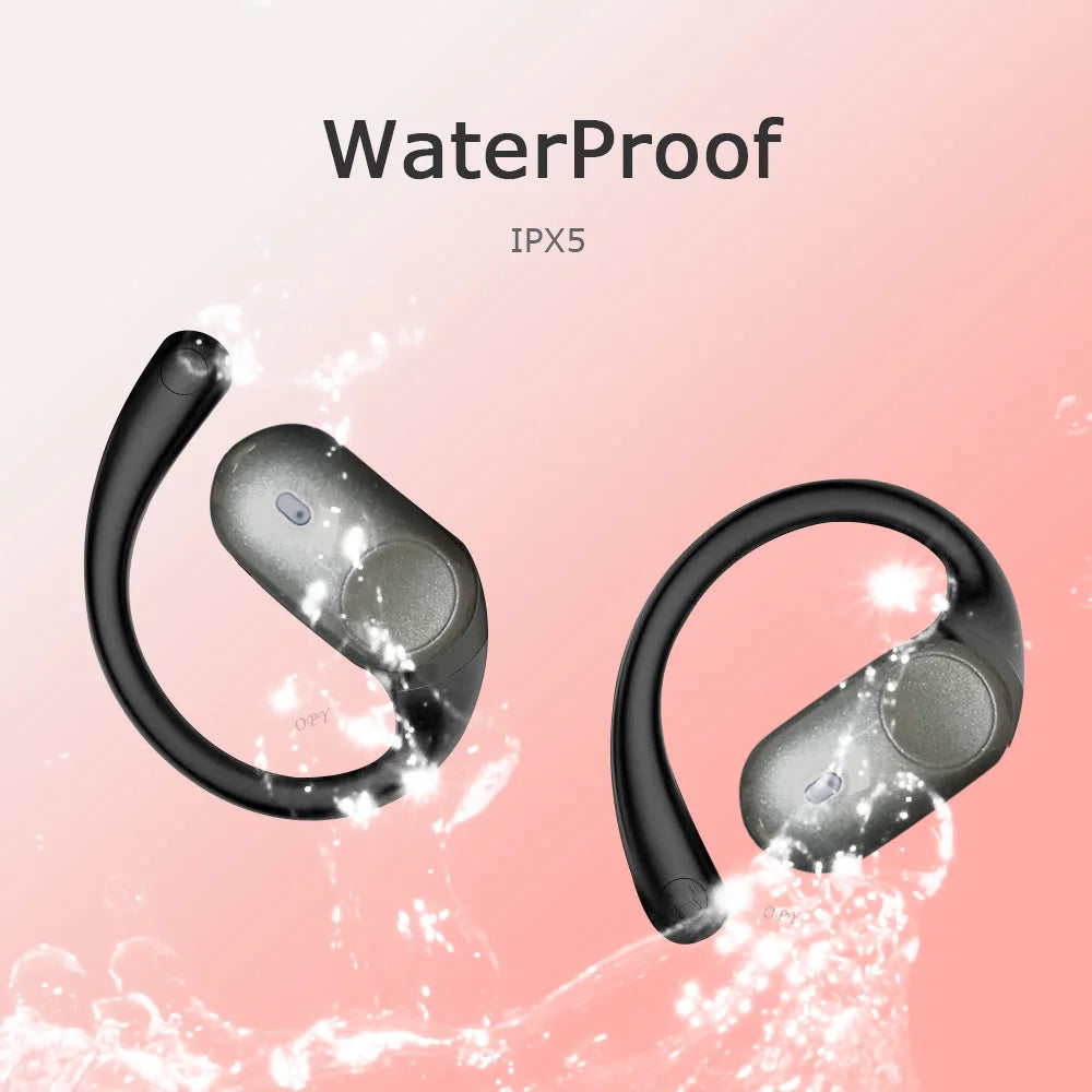 Android Music Player Airport 4 Open square Sports Headphones Earphones Earbuds 5.3 with Built in Wireless