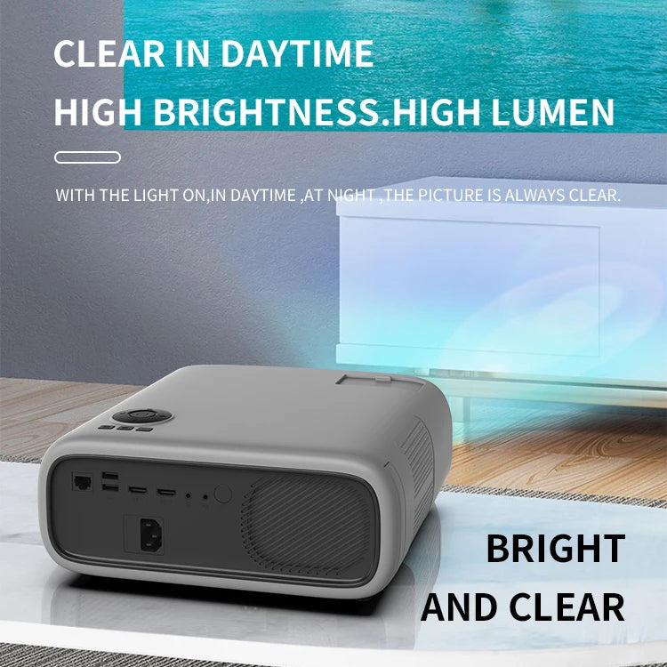 2026 the Latest Projector Transjee A70 Smart LED Lcd Projector 4K Support Wifi Android Full hd Projector Home Theater