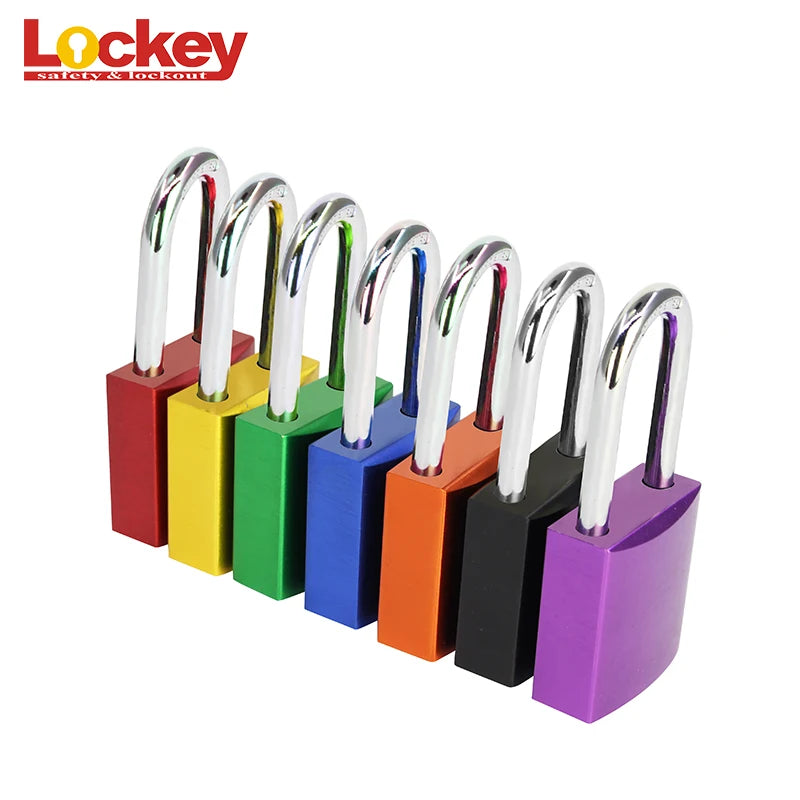 Custom Aluminum Pad Lock,Aluminum Color Padlock,Red Aluminum Safety Padlock
