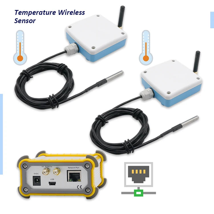 Temperature Thermostats Digital Temperature Sensor Meter Smart Data Logger Fridge Temperature Monitor System