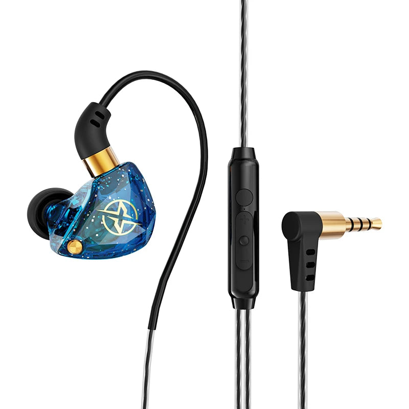 Hifi Wired Earphone Bass Headphones Noise Reduction Sport Earphones 3.5mm Wired Gaming Headset for Redmi Note 8 Umidigi A5  Pro